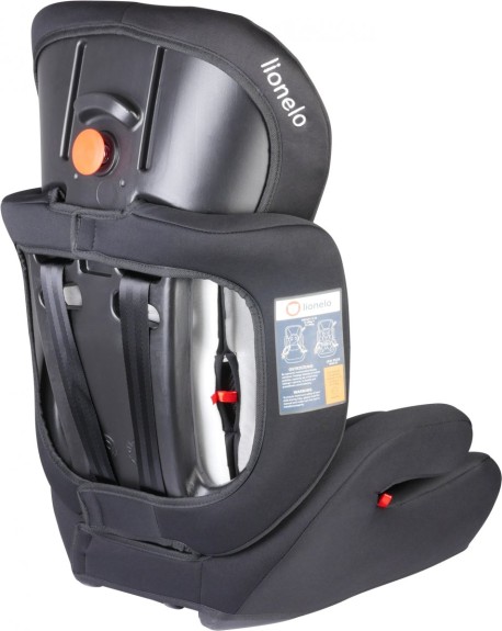 Lionelo Levi Plus Autostoel 9-36 Kg - zwart/grijs met ex