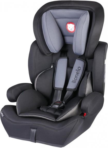 Lionelo Levi Plus Autostoel 9-36 Kg - zwart/grijs met ex