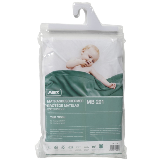 ABZ Waterdicht Hoeslaken 60x120 cm - Wit