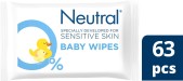 Neutral Billendoekjes Babydoekjes Parfumvrij - 63 Stuks