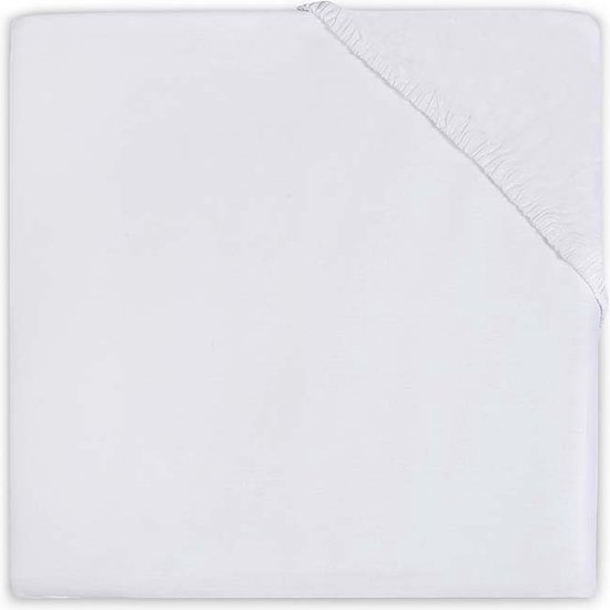 Wieg Hoeslaken Katoen Wit 50x90 cm - afbeelding 4