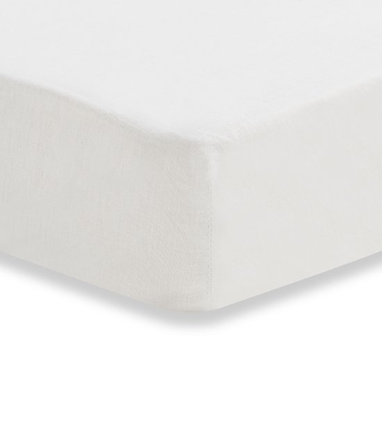 Wieg Hoeslaken Katoen Wit 50x90 cm - afbeelding 2