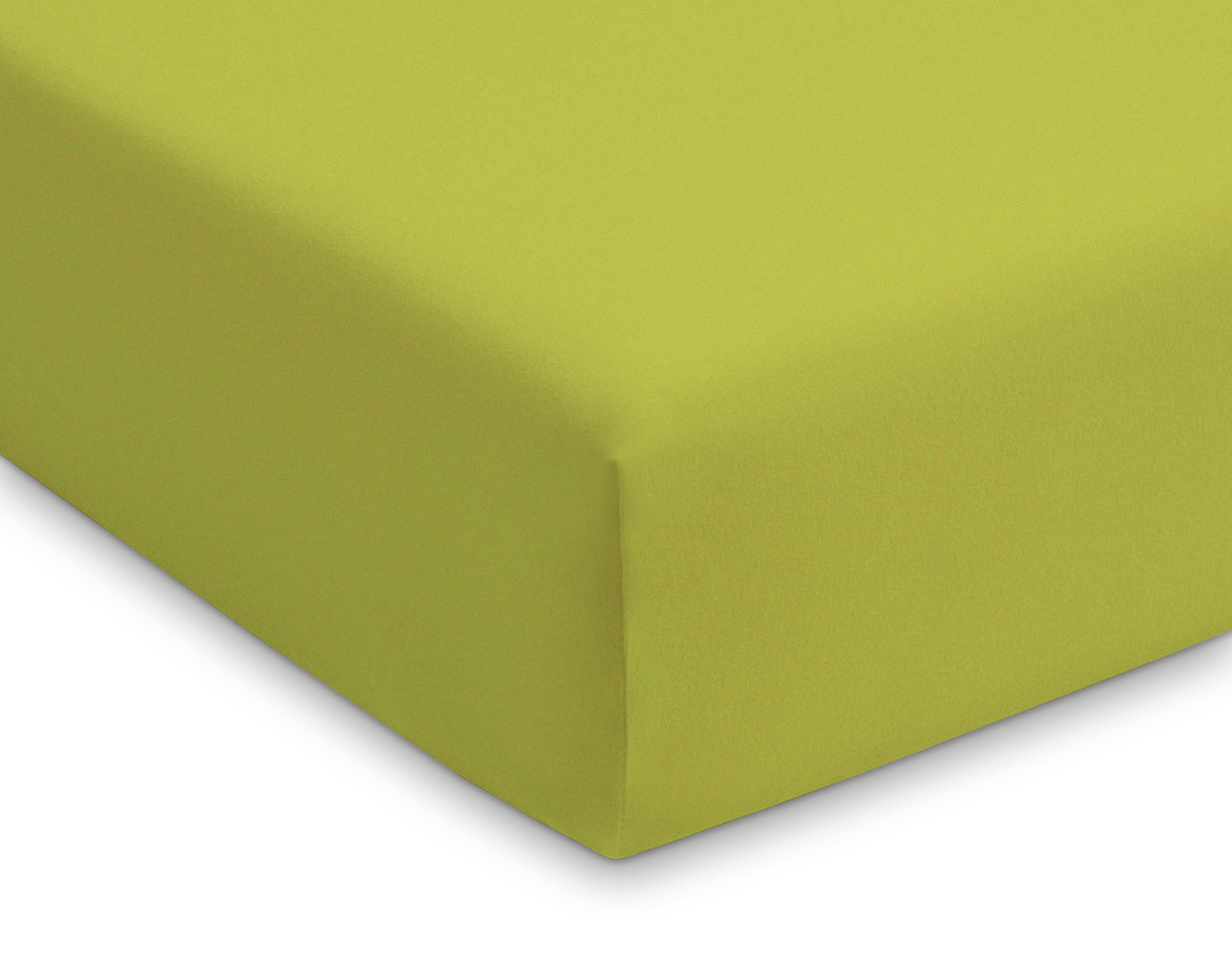 Duimeland hoeslaken jersey lime groen 90x200