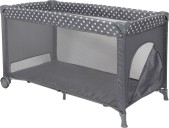 Topmark Jackie Campingbedje met verhoger en wielen grijs