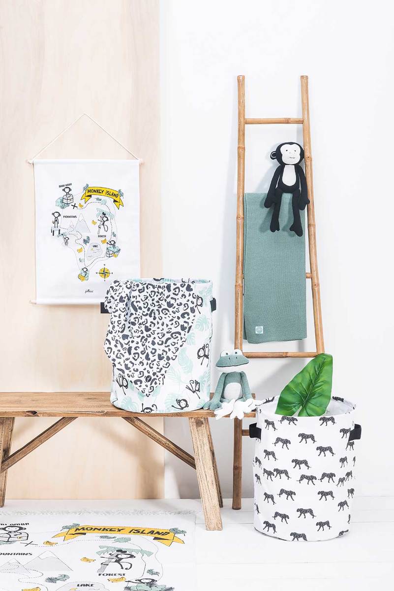 Basic knit Deken - 75x100cm Forest Green - afbeelding 4