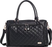 Isoki Luiertas Double Zip Quilted Ebony Black