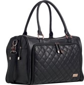 Isoki Luiertas Double Zip Quilted Ebony Black