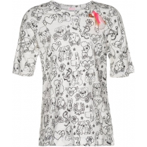 Mim-pi Meisjes T-shirt - Wit - Maat 116