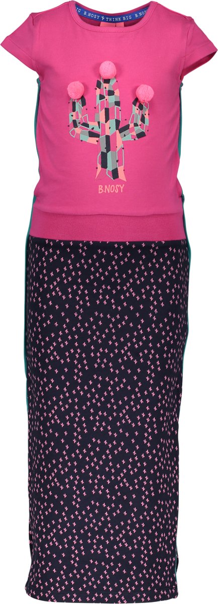 Maxidress Jurk - lipstick - Maat 110/116