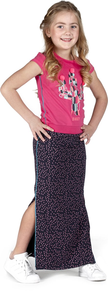 Maxidress Jurk - lipstick - Maat 110/116 - afbeelding 3