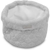 Jollein Mandje Fancy knit soft grey