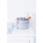 Jollein Mandje Fancy knit soft grey