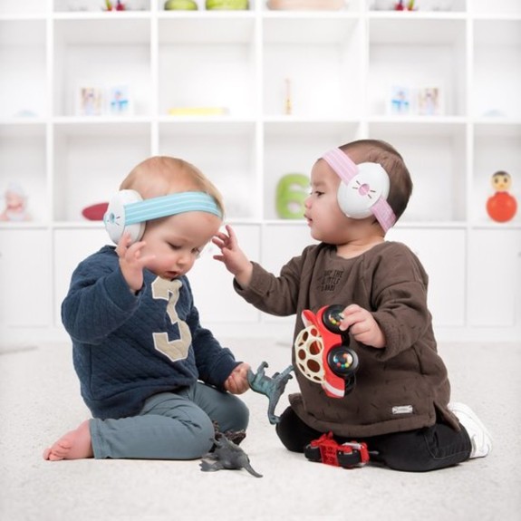 Alpine Muffy - Gehoorbescherming Baby Peuter  Zwart