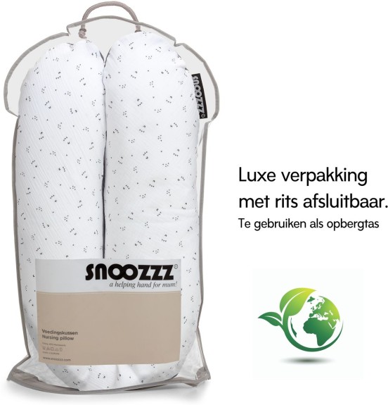 Snoozzz voedingskussen XL Zwangerschapskussen met hoes- 