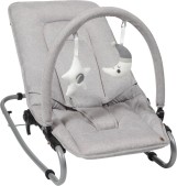 Topmark wipstoel met speelboog TOBY grey