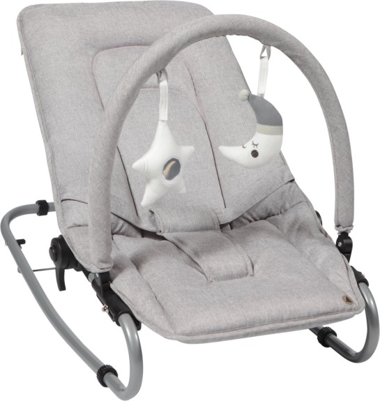 Topmark wipstoel met speelboog TOBY grey