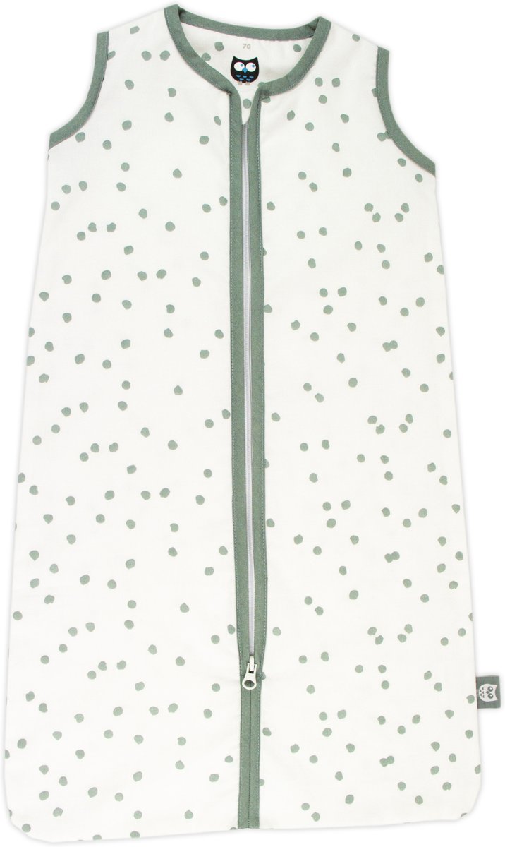 Zomerslaapzak Spots Stone Green 70cm