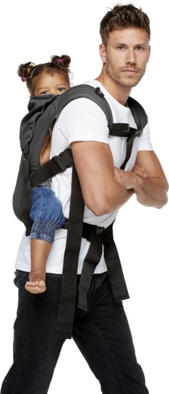ByKay draagzak - Click carrier classic - Steelgrey - Maa