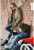 Retour Jeans Meisjes Winterjas - Zand - Maat 170/176