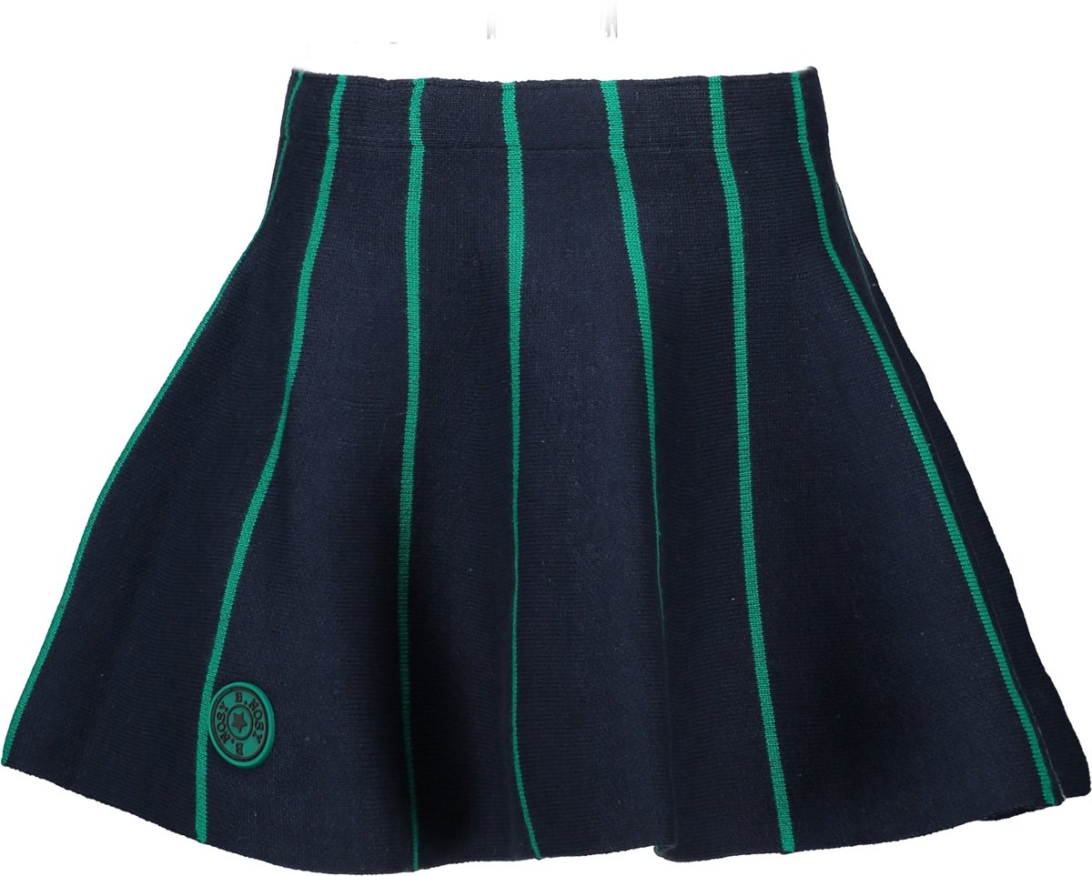gestreepte rok ink blauw - Maat 122/128