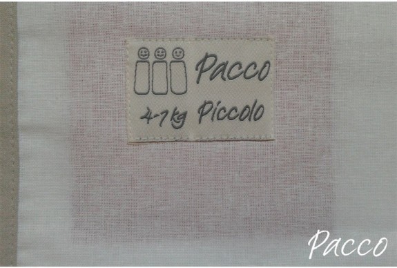 Pacco Piccolo Inbakerdoek Summer - 4-7 kg - wit