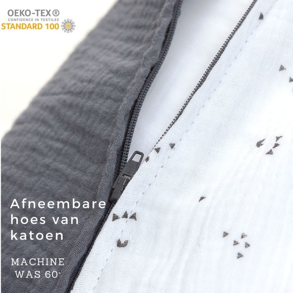 Snoozzz voedingskussen wasbare hoes Momo - 185 cm