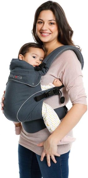 Babylonia draagzak - Flexia - Deep grey - One size