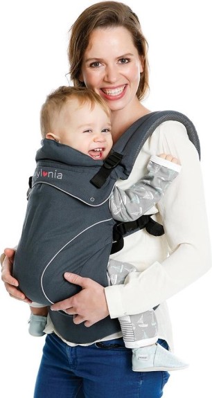 Babylonia draagzak - Flexia - Deep grey - One size