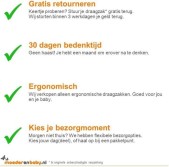 Babylonia draagzak - Flexia - Deep grey - One size