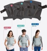 Babylonia draagzak - Flexia - Deep grey - One size