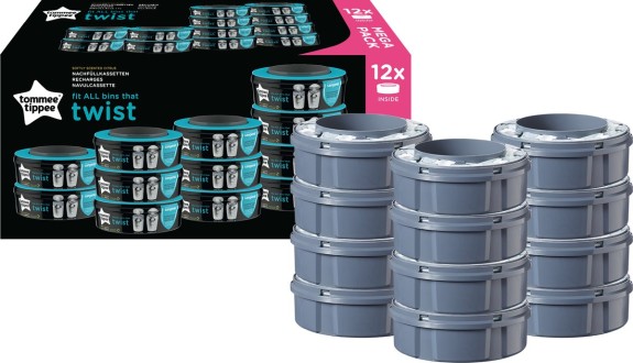 Tommee Tippee Twist & Click navulling - 12 stuks