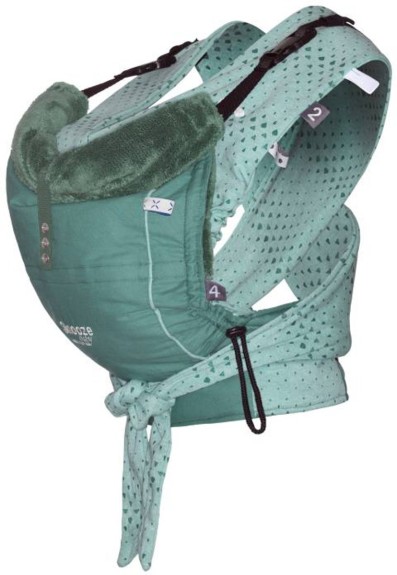 Snoozebaby Kiss & Carry draagzak -  Forest Green