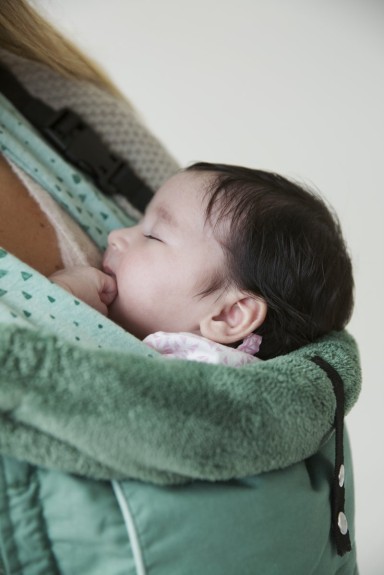 Snoozebaby Kiss & Carry draagzak -  Forest Green