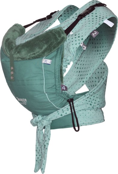 Snoozebaby Kiss & Carry draagzak -  Forest Green