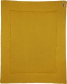 Meyco boxkleed Knit basic - okergeel