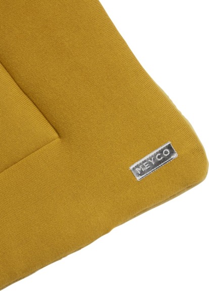Meyco boxkleed Knit basic - okergeel