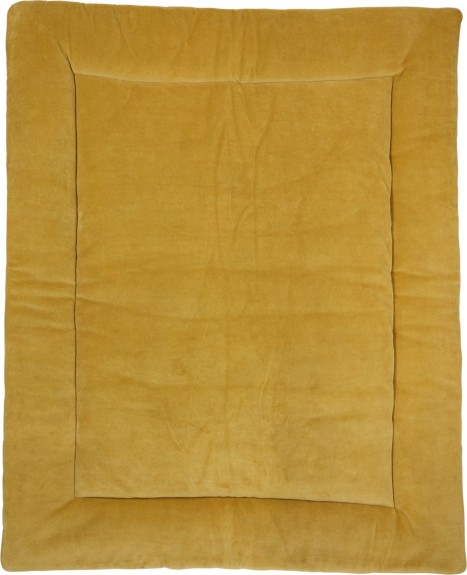 Meyco boxkleed Knit basic - okergeel