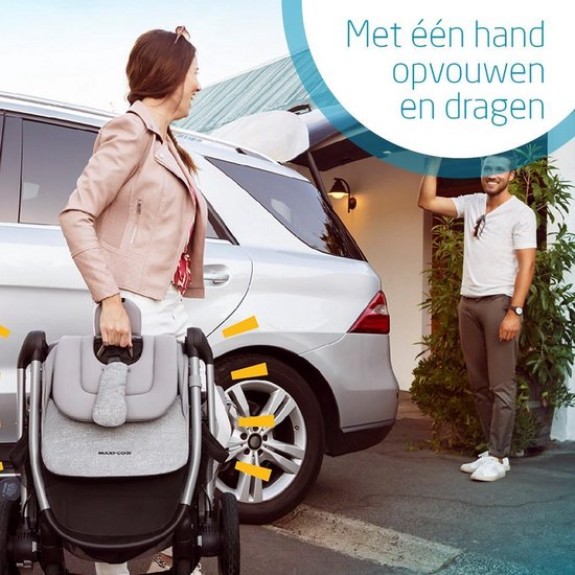 Maxi Cosi Gia Kinderwagen - Nomad Black