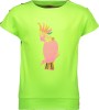 Kidz-Art shirt kakatoe- Lime - Maat 134/140