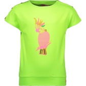 Kidz-Art shirt kakatoe- Lime - Maat 134/140