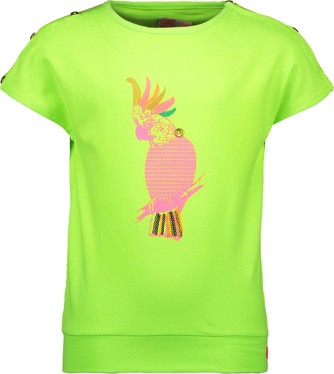 shirt kakatoe- Lime - Maat 134/140