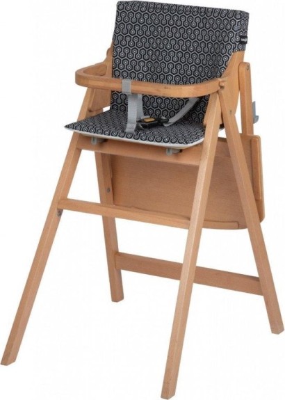 Safety 1st Nordik Kinderstoel Natural Wood Met Kussen