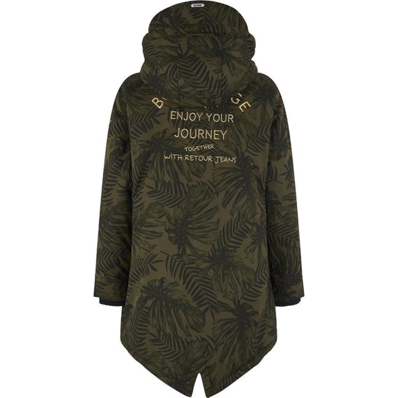 Retour Jeans Winterjas - Khaki - Maat 92