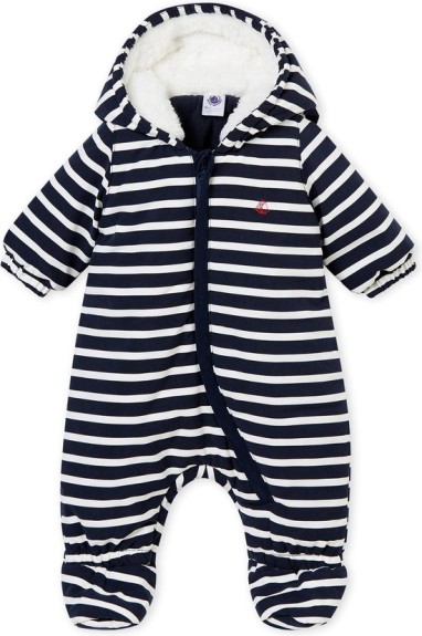 Petit Bateau Baby Skipak - blauw - Maat 81cm