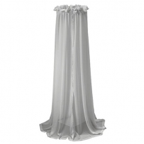 Jolein - Sluier 155cm voile grijsSluier 155cm voile grij