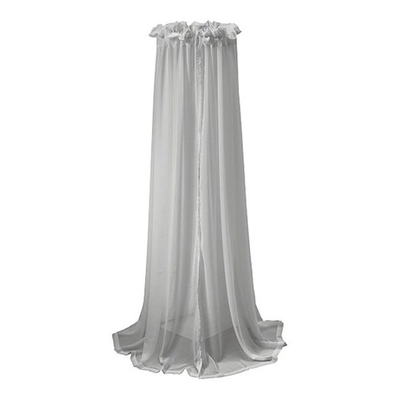 Jolein - Sluier 155cm voile grijsSluier 155cm voile grij