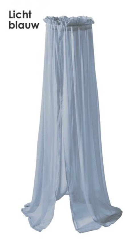 Sluier 155cm voile grijs - afbeelding 5
