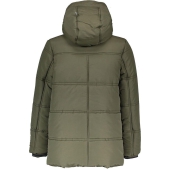 Bellaire parka met capuchon grijsgroen - Maat 158/164