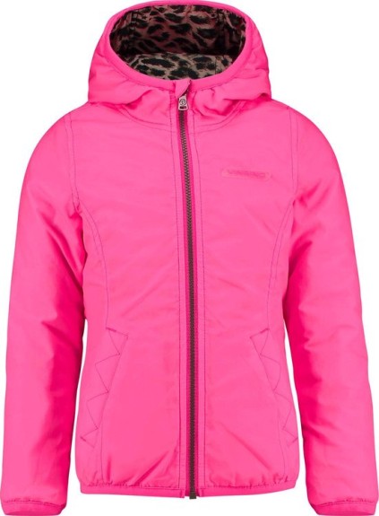 Vingino Zomerjas reversible - Neon Pink - Maat 128
