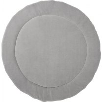 Meyco boxkleed rond - Knit basic grijs melange